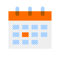 Calendar picto illustration